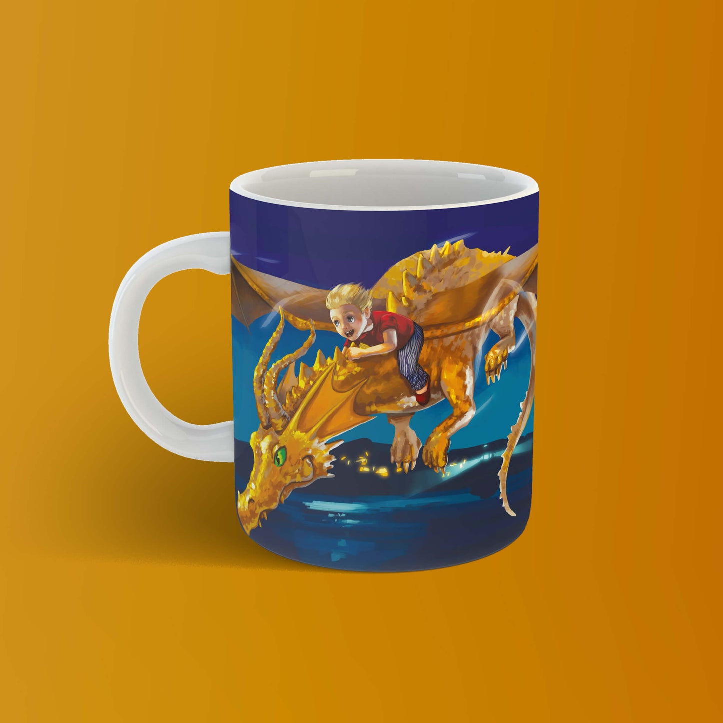 Alfie and the Dragon - Ride Mug